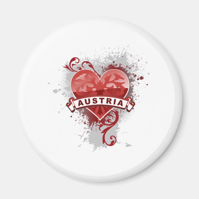 Heart Austria Magnet (Framsidan)
