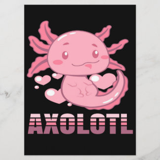 Heart Axolotl | Cute tecknad Axolotl Meny
