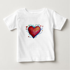Heart Baby Bra Jersey T-Shirt