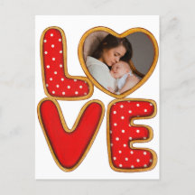 Heart Baby Photo Birth Announcement Keepsaké KÄRLE