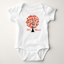 Heart baby t shirt