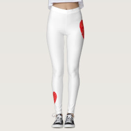 Heart Balloons Illustration Design Leggings