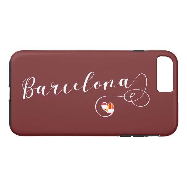 Heart Barcelona Cell Phone Case, Katalonien Case-Mate iPhone Skal (Baksida (horisontal))