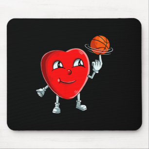 Heart Basketball Player Valentines day Cute Sports Musmatta