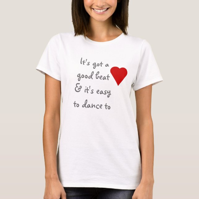 Heart Beat T-shirt (Framsida)
