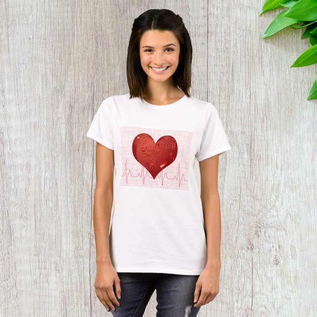Heart Beat T Shirt (Skapare uppladdad)