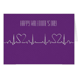 Heart Beat Valentine Hälsningskort