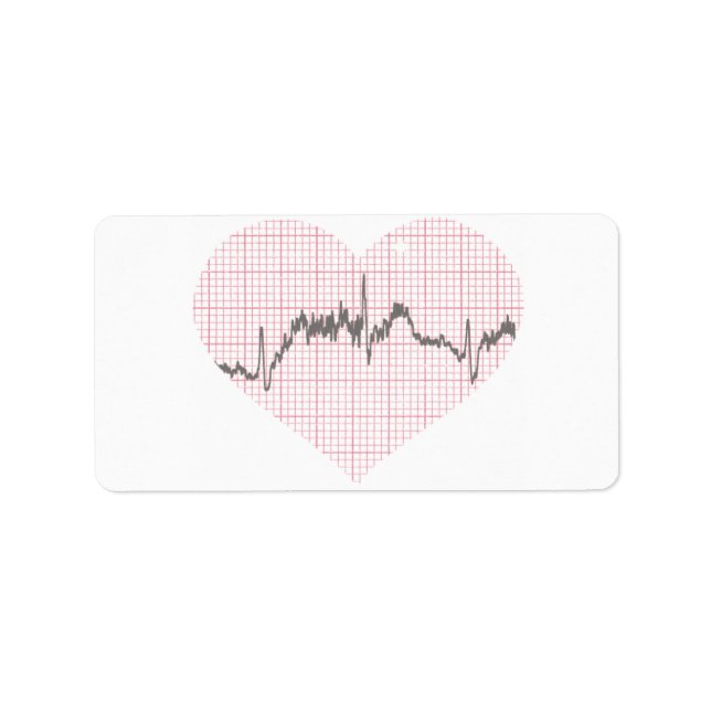 Heart Beat VII Adressetikett (Framsidan)