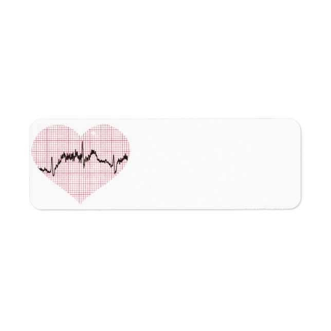 Heart Beat VII Returadress Etikett (Framsidan)