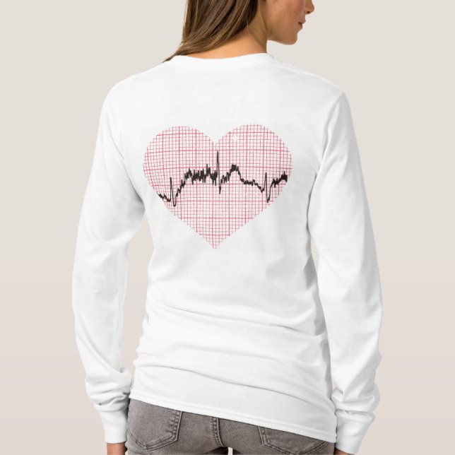 Heart Beat VII T Shirt (Baksida)