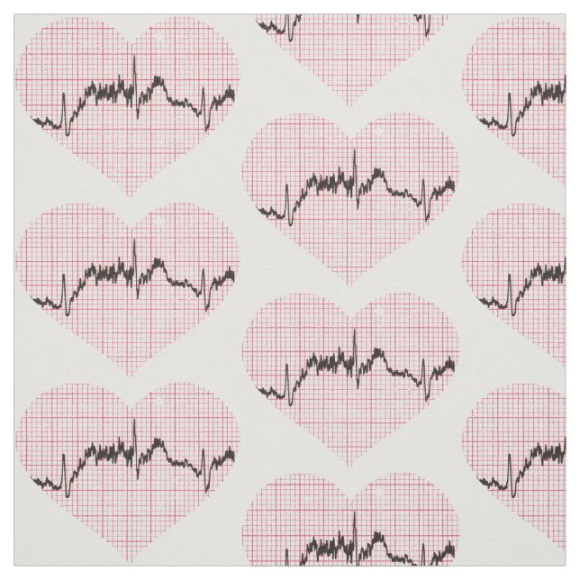 Heart Beat VII Tyg (Provkarta)