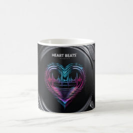 Heart Beats Mug – Pulsing Love in Motion Kaffemugg