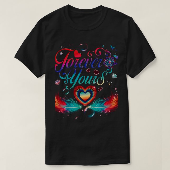 Heart Beautiful  T Shirt (Design framsida)