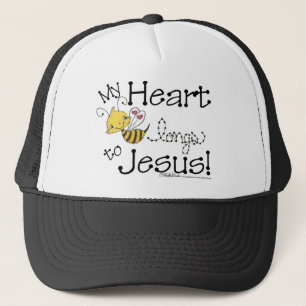 Heart Bee Långer till Jesus Keps
