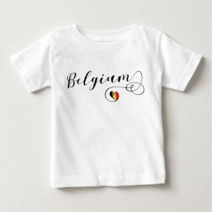 Heart Belgium, Belgiska Flagga T Shirt