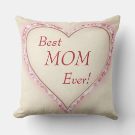 Heart Best MAMMA någonsin Kudde