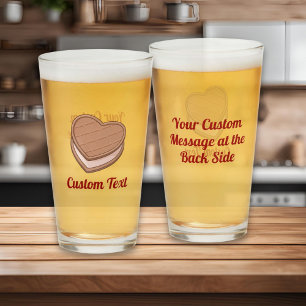 Heart Biscuit Glass Glaskopp