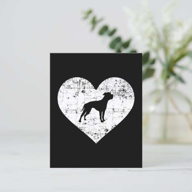 Heart Black Bulldog | Bulldog Älskare (Stående Fram)