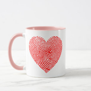 Heart bläck mugg