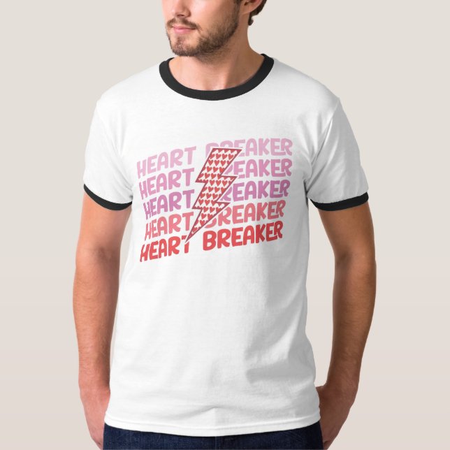 Heart Breaker Ringer T-shirt (Framsida)