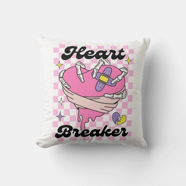 Heart Breaker Valentines day Kudde (Framsida)