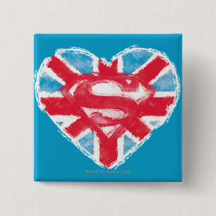 Heart British S-Shield Knapp