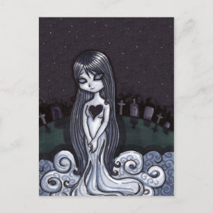 Heart Broken Ghost Vykort