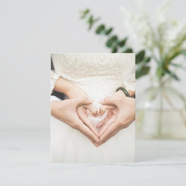 Heart Bröllop Giftermål Händer Romantic-gift (Stående Fram)