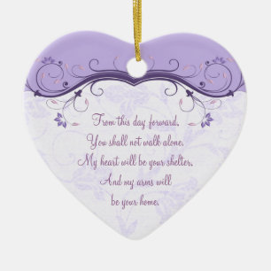 Heart Bröllop Kärlek favor Ornament