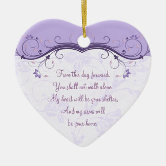 Heart Bröllop Kärlek favor Ornament
