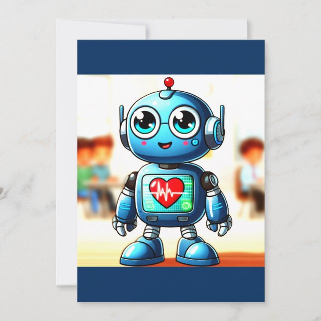 Heart Buddy Inbjudningar (Framsida)