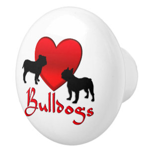 Heart Bulldog Knopp