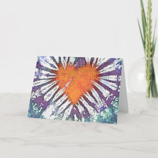 Heart Burst Helgkort