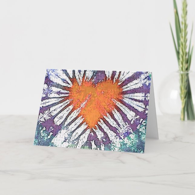 Heart Burst Helgkort (Framsida)