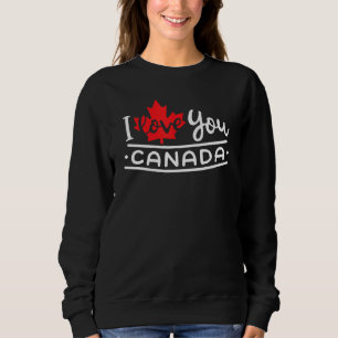 Heart Canada Day Maple Löv I Kärlek You Kanada T Shirt