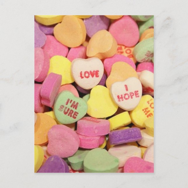 Heart Candy Vykort (Framsida)