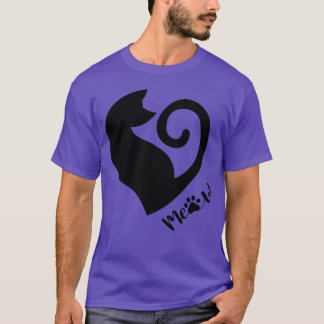 Heart Cat-vänner T Shirt