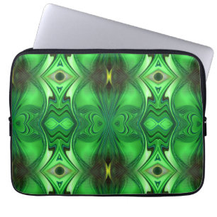 Heart Chakra Energy Repetera Mönster Laptop Fodral