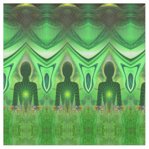 Heart Chakra Energy tapet Tyg