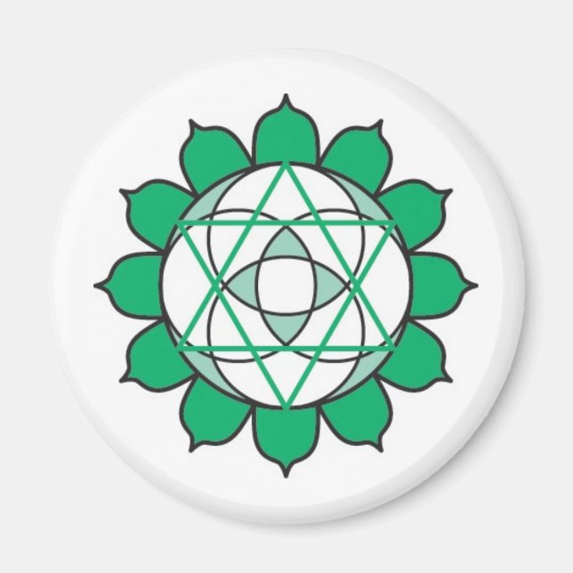 Heart Chakra Magnet (Framsidan)