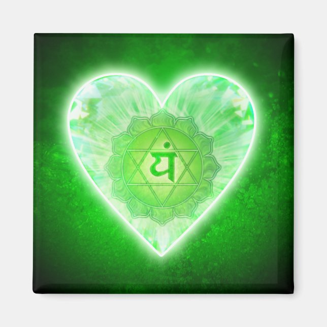 Heart Chakra magnet (Framsidan)