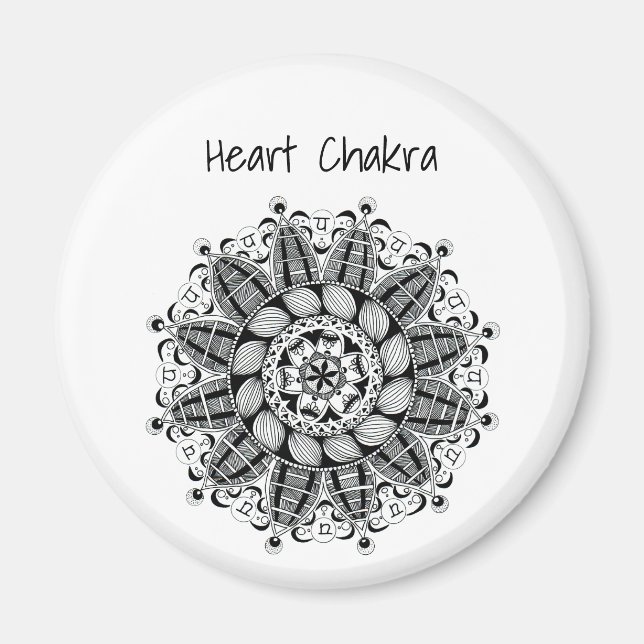 Heart Chakra magnet (Framsidan)