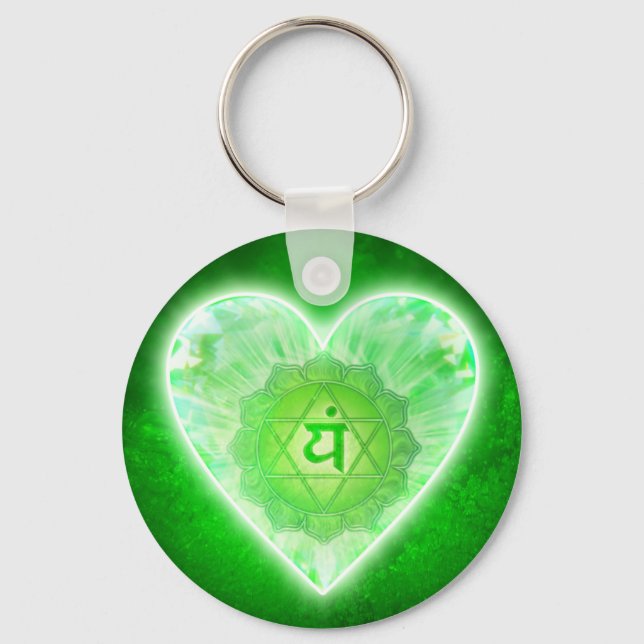 Heart Chakra Nyckelring (Framsida)