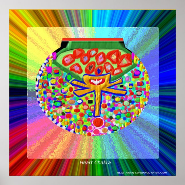 Heart Chakra Poster (Framsidan)