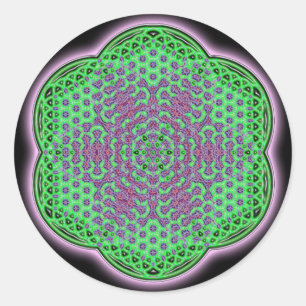 Heart Chakra Runt Klistermärke