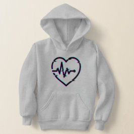 Heart Check Kids' Pullover Hoodie T Shirt