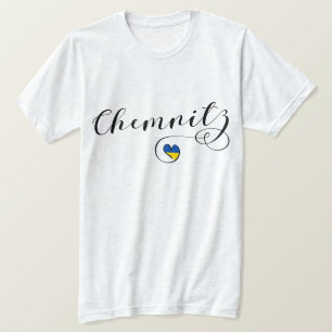 Heart Chemnitz, I Kärlek Chemnitz, Tyskland T-Shir T Shirt