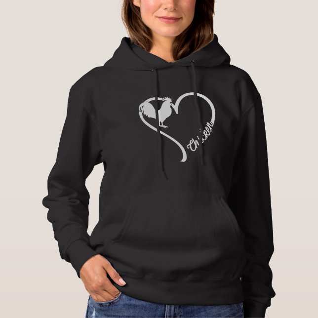 Heart Chicken T Shirt (Framsida)