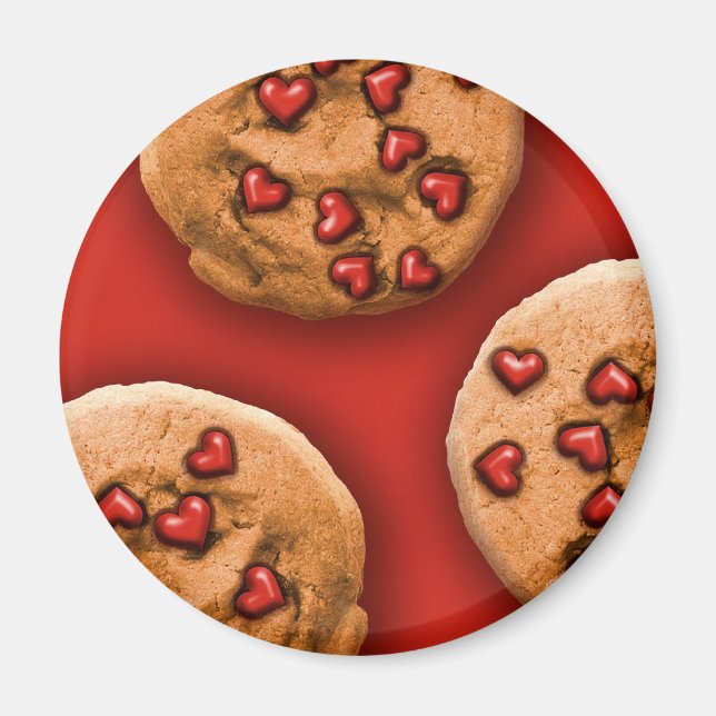 Heart Chip Cookie Magnet (Framsidan)