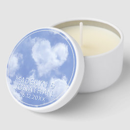 Heart Cloud Himlar Cute Modern Blue Personligt brö